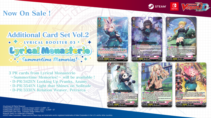 Additional DLC Vol.2 Is Now On Sale! | News | [VGDD] Card Fight ...