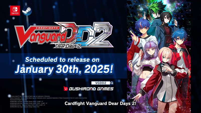 『Cardfight!! Vanguard Dear Days2』 Scheduled to release on Jan. 30, 2025! Commemorative 『Dear Days』 30% off Sales Campaign now on!